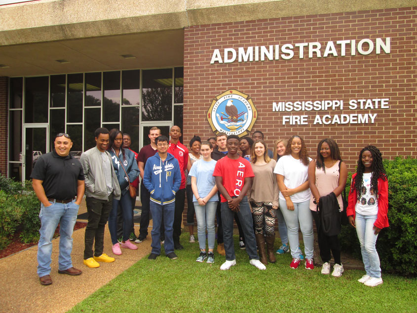 Tech Center Students Visit Ms State Fire Academy
