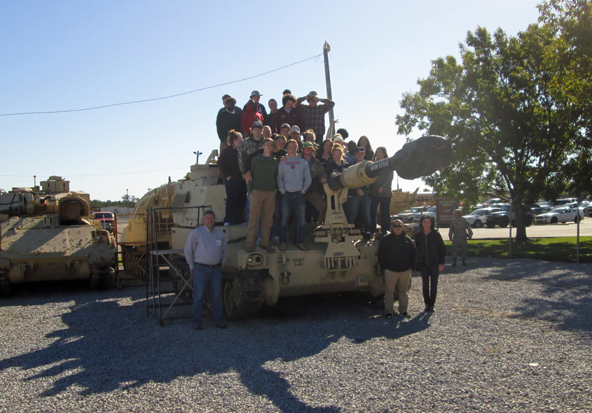 Tech Center Learns About the Military
