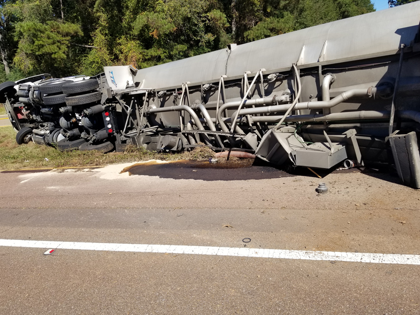 Tanker Truck Roll-Over