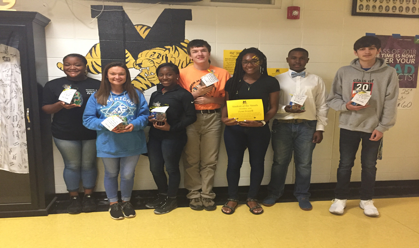 Mendenhall High School Character Trait Winners