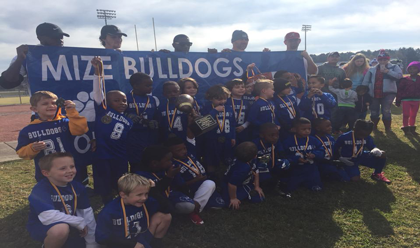Undefeated Mize Flag Football Win State!!!