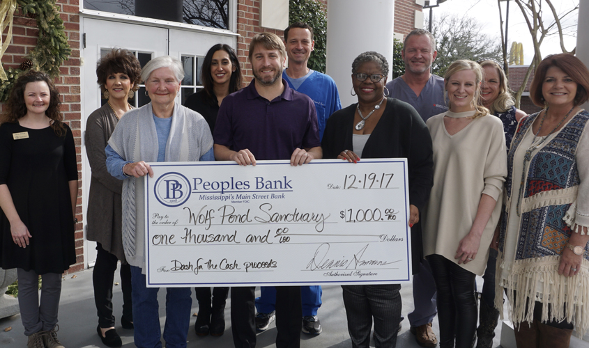 Peoples Bank partners with local sponsors to raise money for Magee’s no-kill animal shelter.
