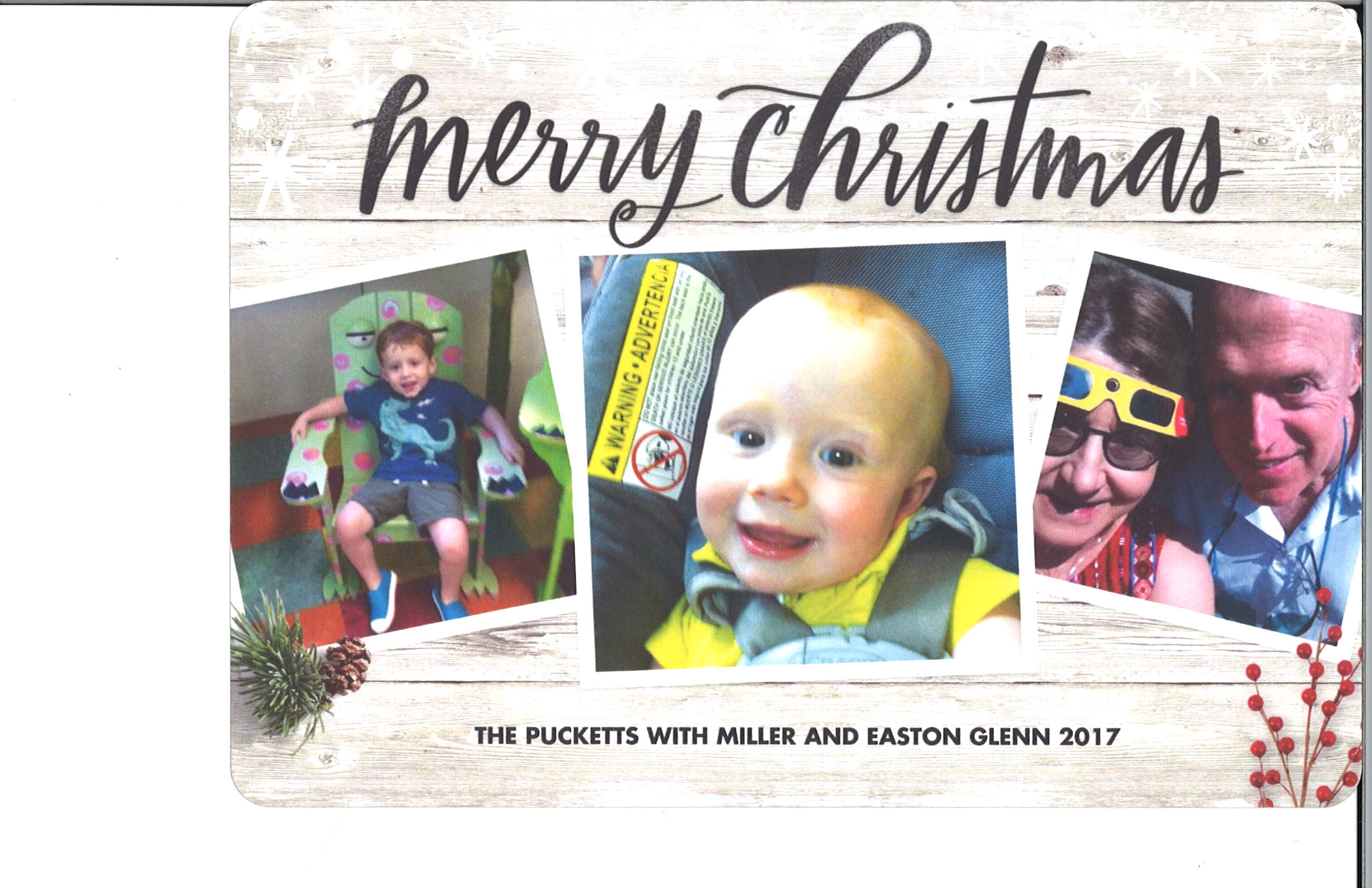 Merry Christmas from the Pucketts