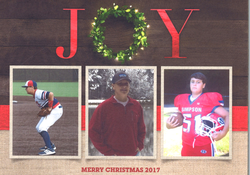 Merry Christmas from Winston, Kecia, & Crosby