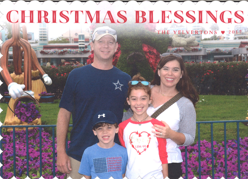 Christmas Blessings from the Yelvertons