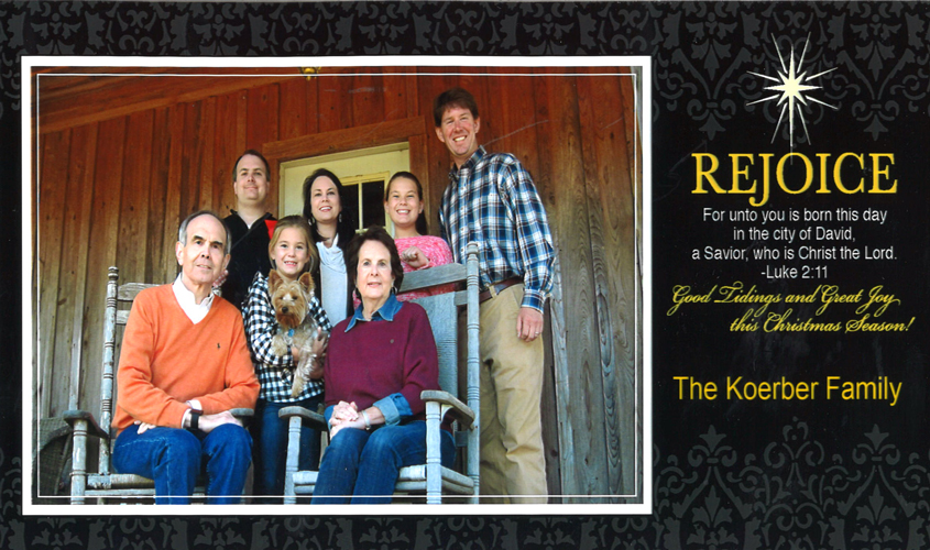 REJOICE!  From the Koerbers