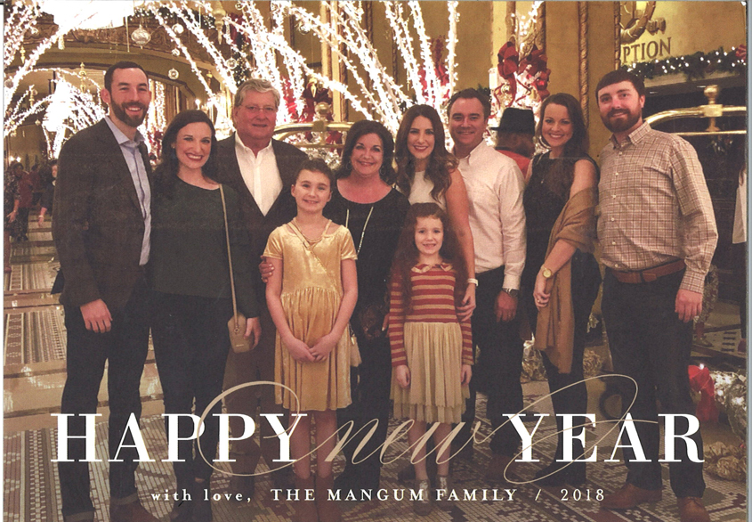 Happy New Year from the Mangum Family
