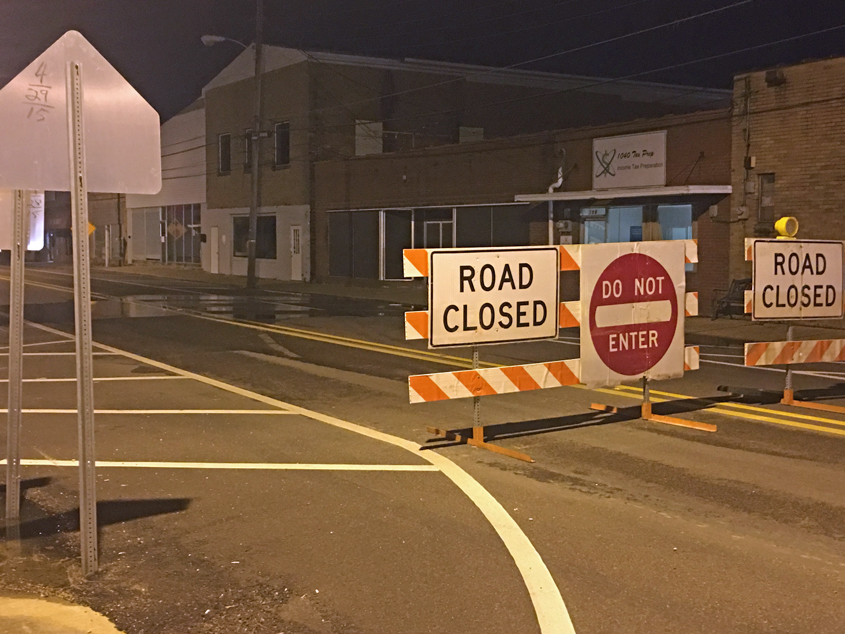 Water Line Breaks in Magee