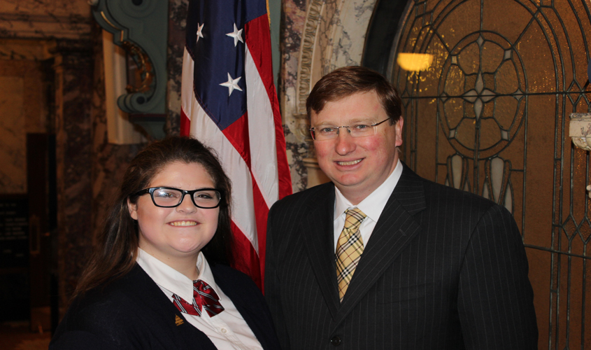Busby Served as Page for MS Senate
