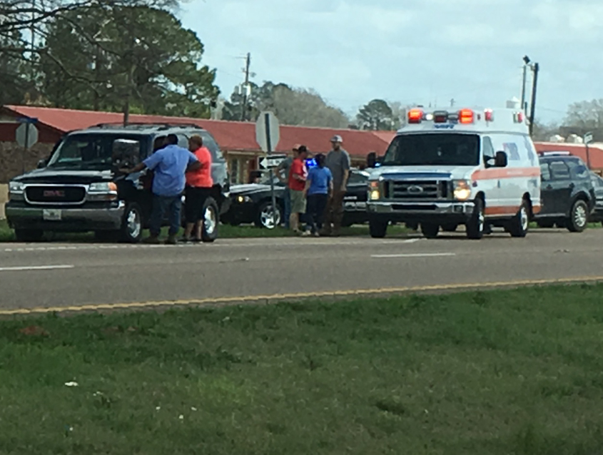 Wreck on Hwy 49