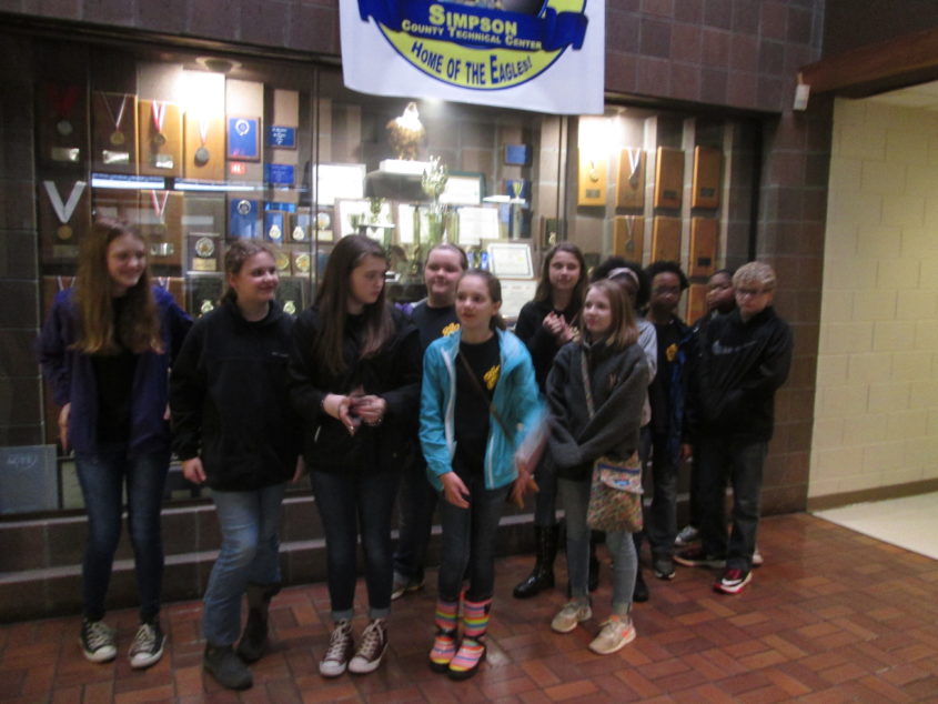 Simpson Central Gifted Visit Tech Center