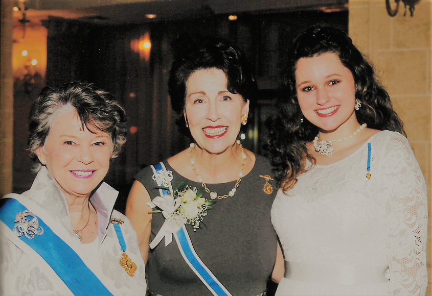 Sadie Kate Kennedy Serves as Page to National DAR President