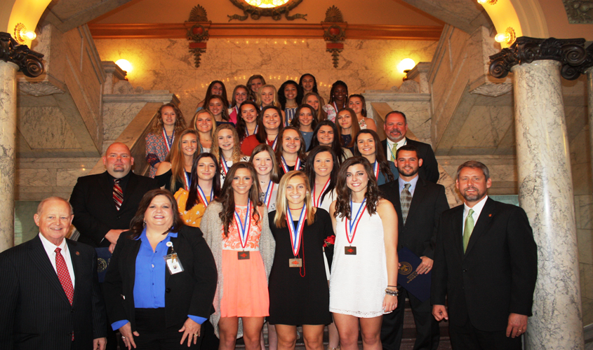 The MS Senate Honored Florence Lady Eagles