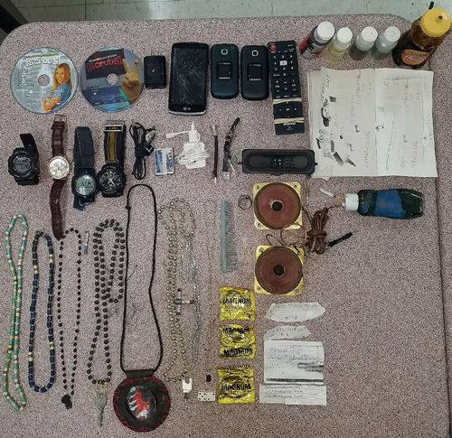 Fewer shanks, cellphones found at Prison