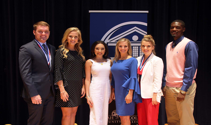 Six outstanding students inducted into Copiah-Lincoln’s Hall of Fame