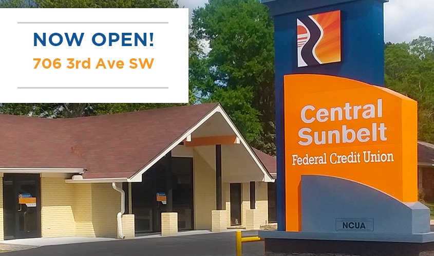 Central Sunbelt FCU Now Open in Magee