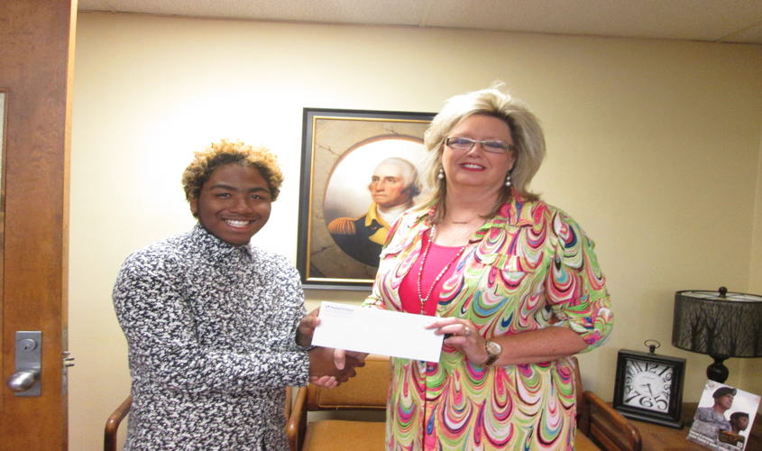 Tyoka Eda awarded Check for Overall Student