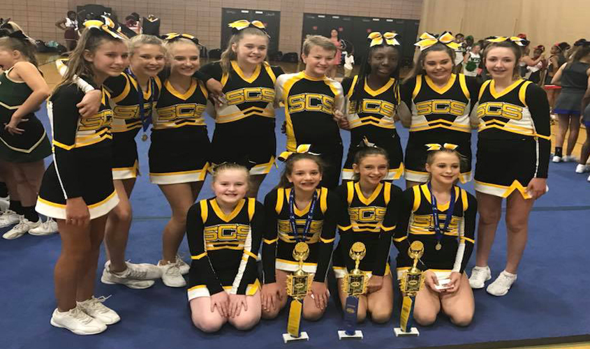 Simpson Central Cheerleaders Leave Camp with BIG Win!