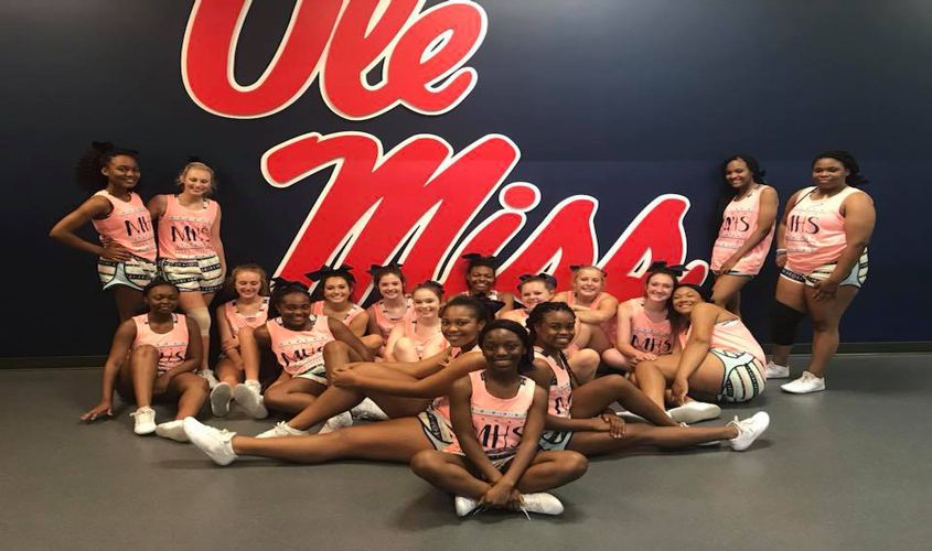 Mendenhall Cheerleaders Attending Camp