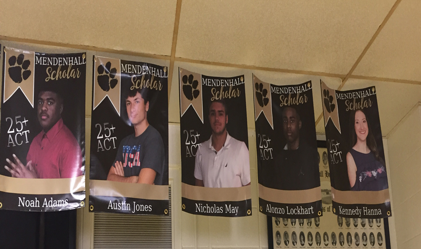 Mendenhall High School ACT 25 Point Club