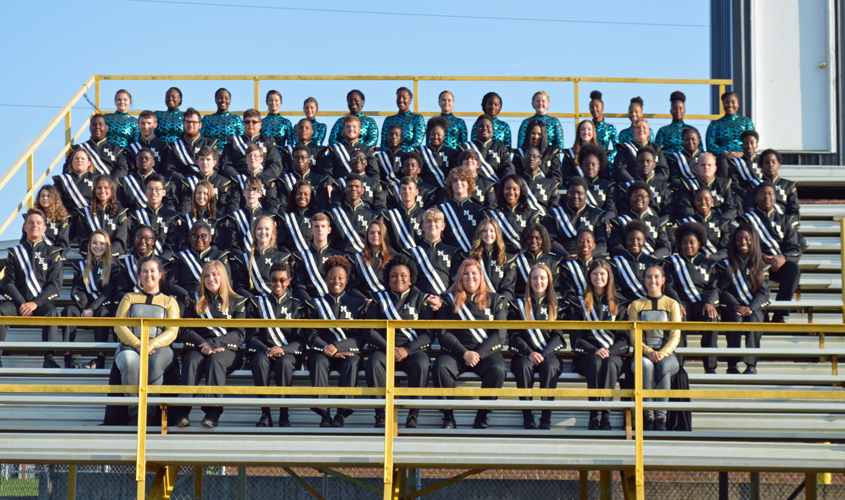 Mendenhall Band Marching to the Beat