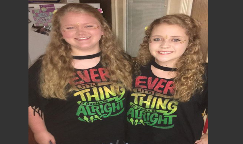 Twin Day at Magee Middle School in Magee, Missippi
