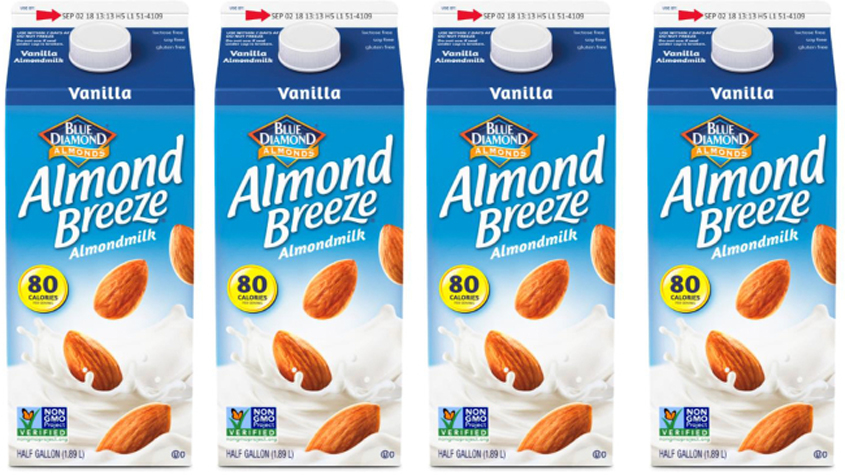 Almond milk recalled for undeclared dairy; consumer reports allergic reaction