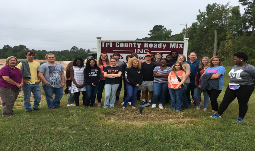 Tech Center Students Tour Tri-County Ready Mix