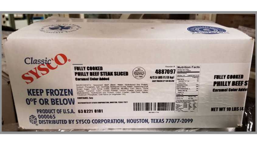 Sysco Recall