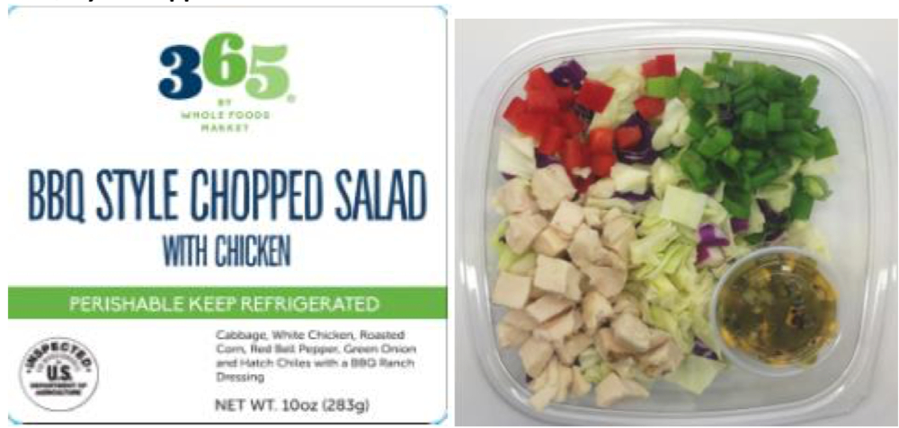 Salad recall includes Whole Foods 365 brand; corn poses risk of infection