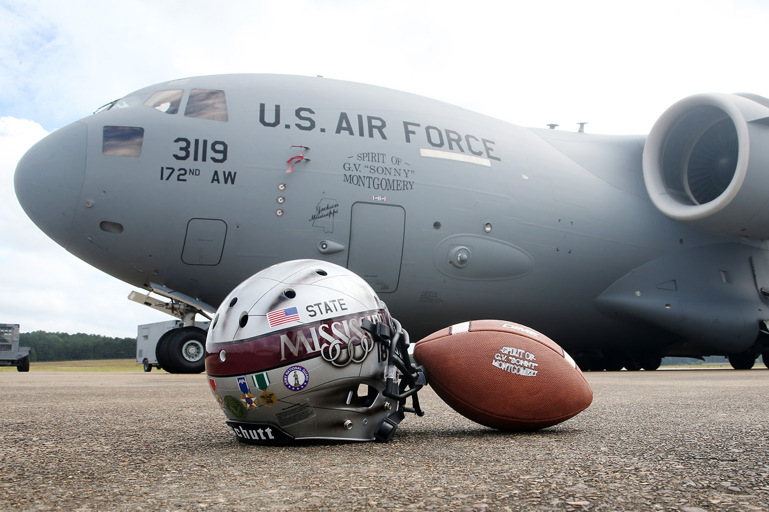 MSU Uniform For Nov. 17 Arkansas Game in Honor of WWII Hero Sonny Montgomery