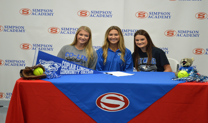 3 Simpson Players Sign with Co-Lin