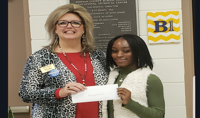 Outstanding Student of the Month at Tech Center