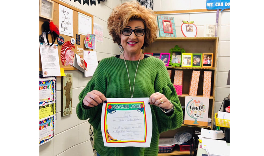 Christy King MMS Teacher of the Month