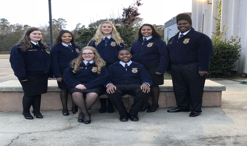 Magee High School FFA Students Compete at Federation Contest