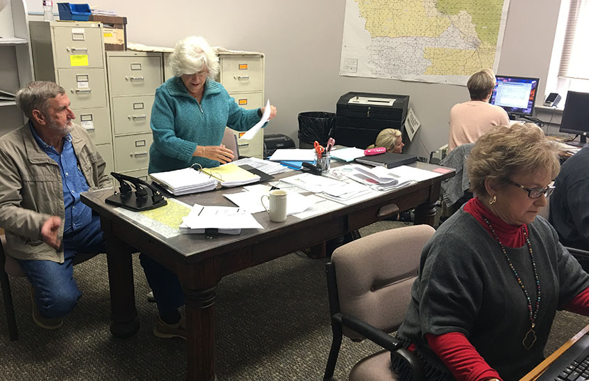 Election Commissioners Hard @ Work!