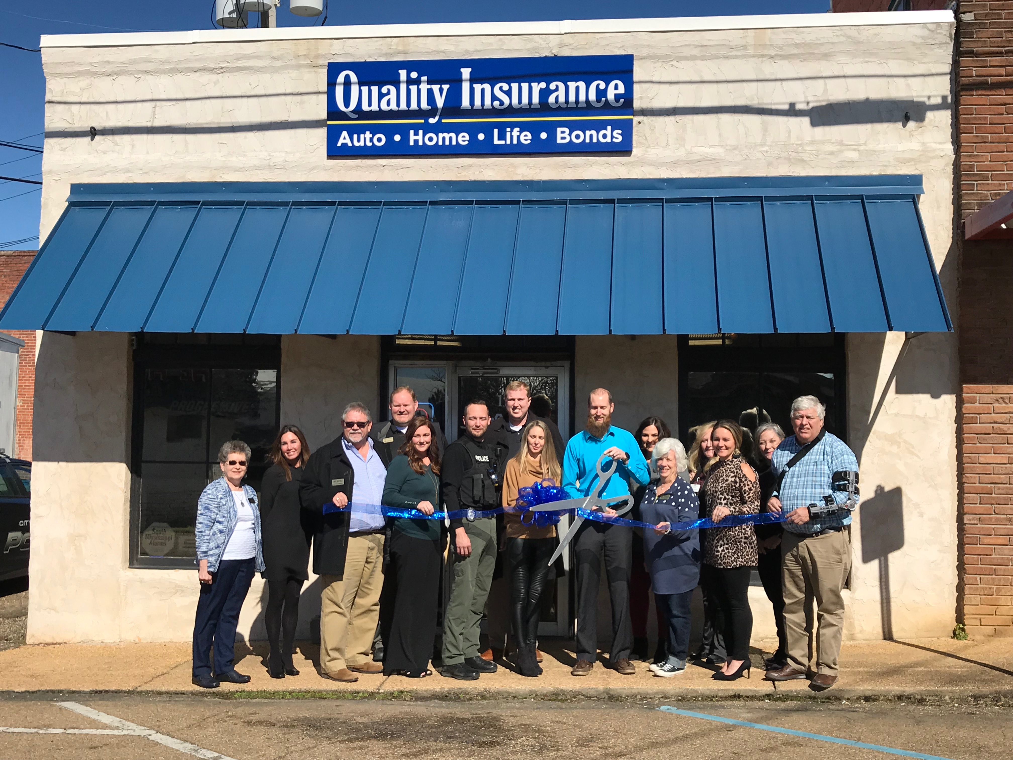 Ribbon Cutting at Quality Insurance