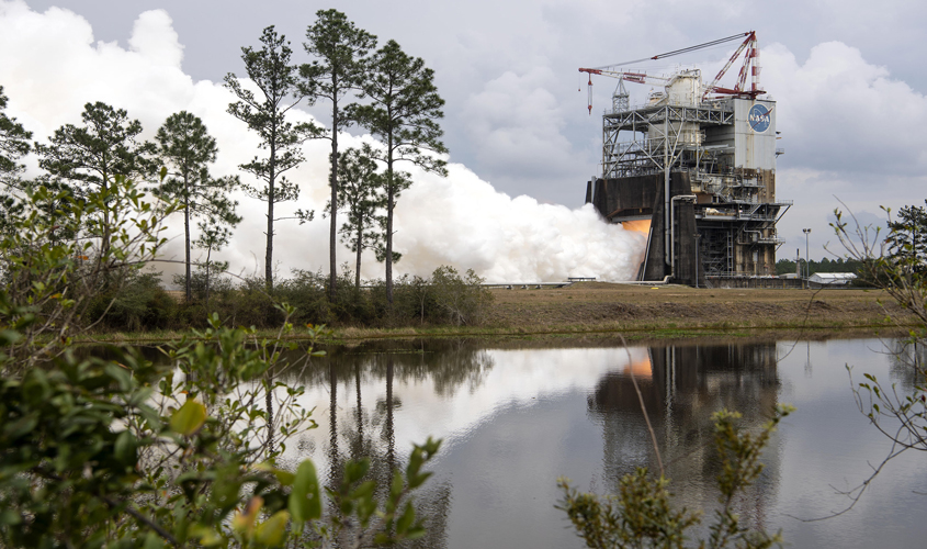 RS-25 Engine Fired At Highest Power Level, Four Times Longer Than Prior Tests