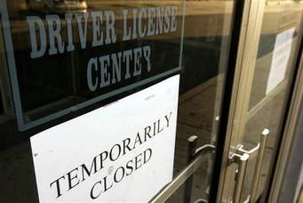 Driver’s License Office Closed