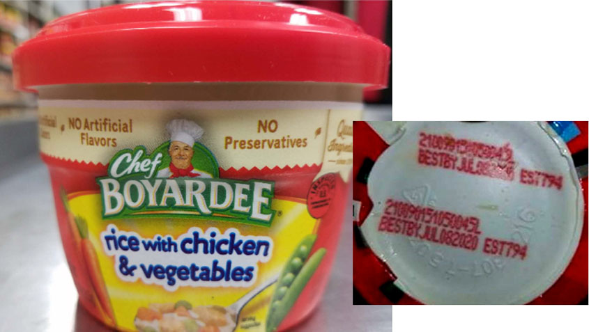 Conagra recalls Chef Boyardee chicken and rice bowls