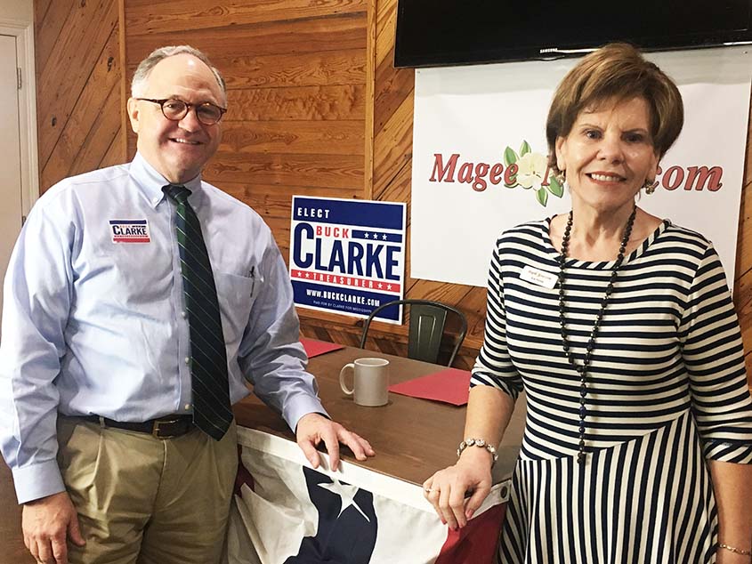 Treasurer Candidate Buck Clarke Visits MageeNews.com
