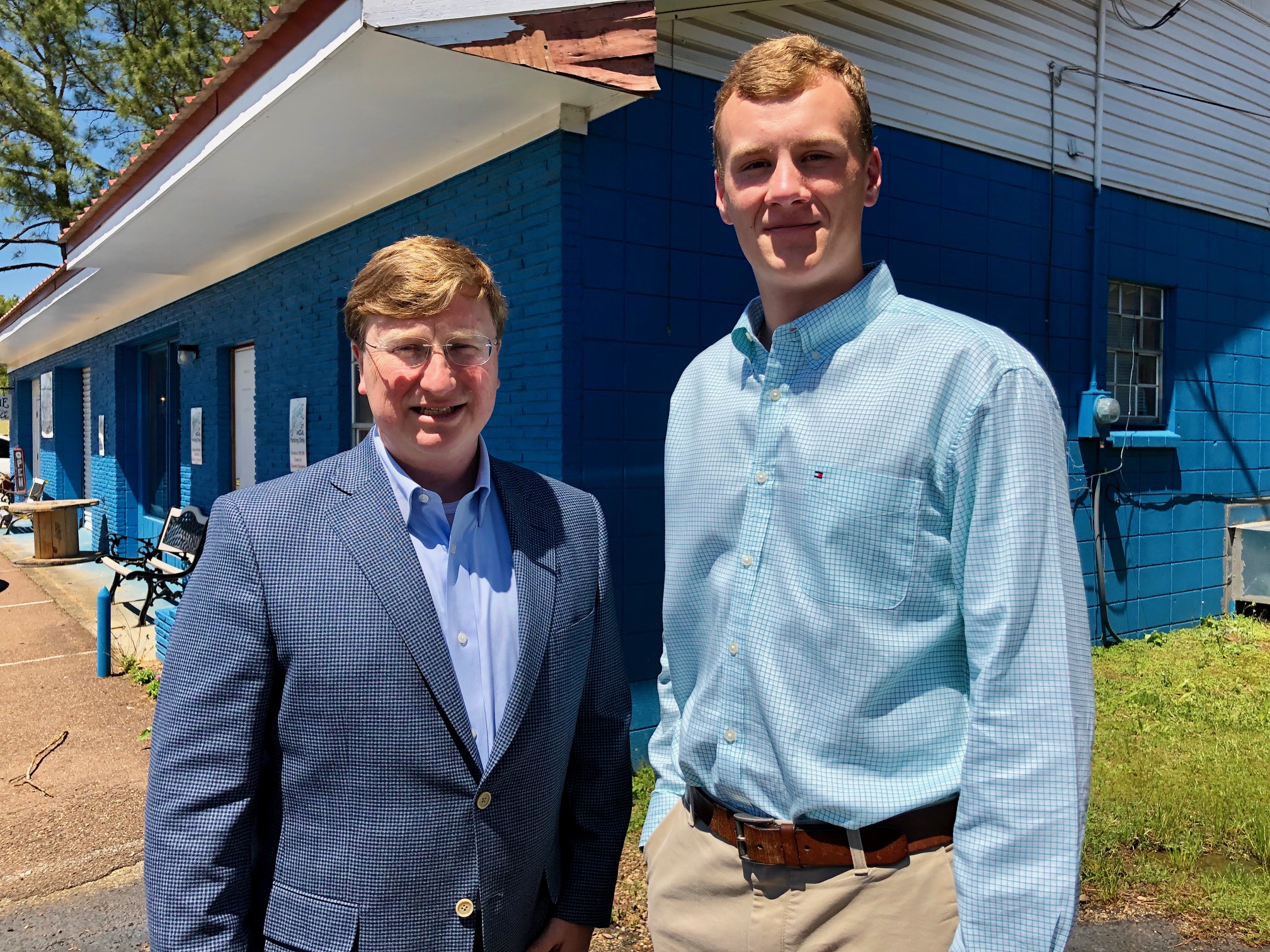 Lt. Governor Tate Reeves visits Magee