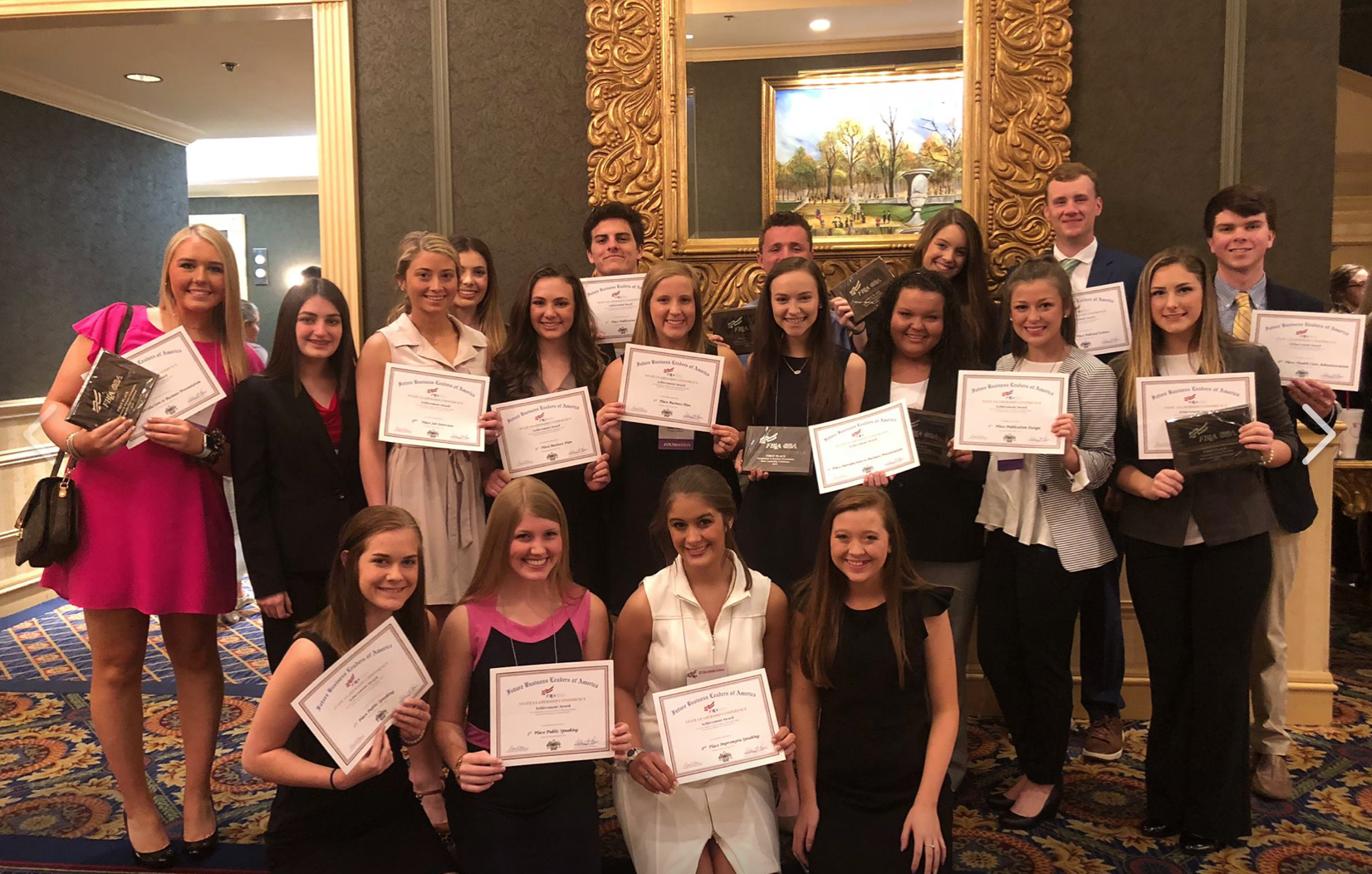 Simpson FBLA shows out at State Confrence