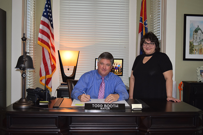 National Library Week Proclamation for Mendenhall