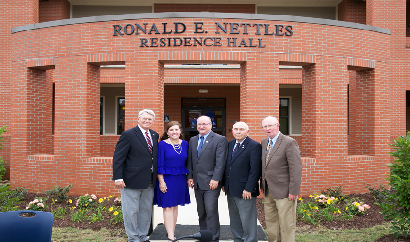 Dedication ceremony held for Ronald E. Nettles Residence Hall