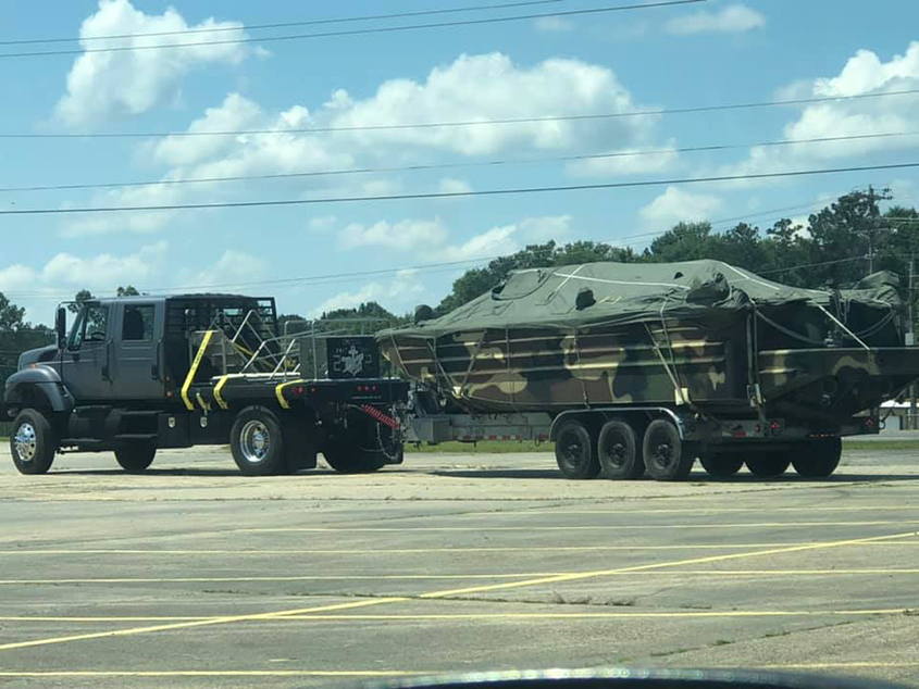 US Navy Special Boat 22 Passes Through Magee
