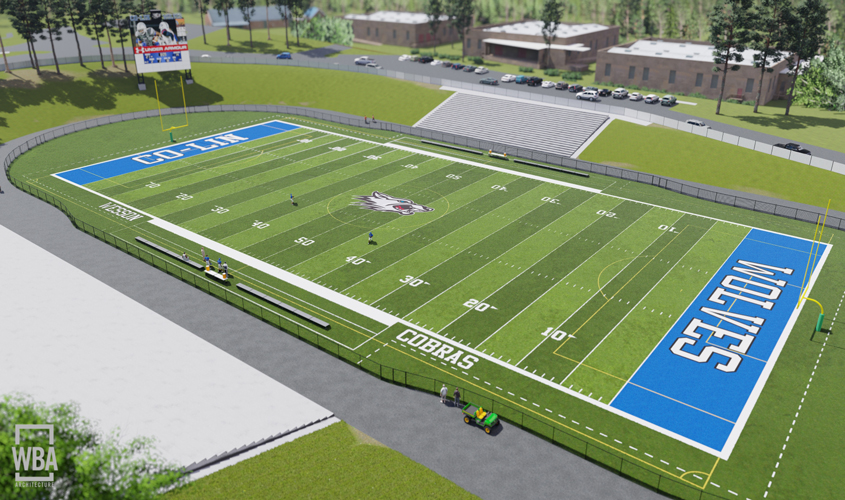 Co-Lin begins work on turf field