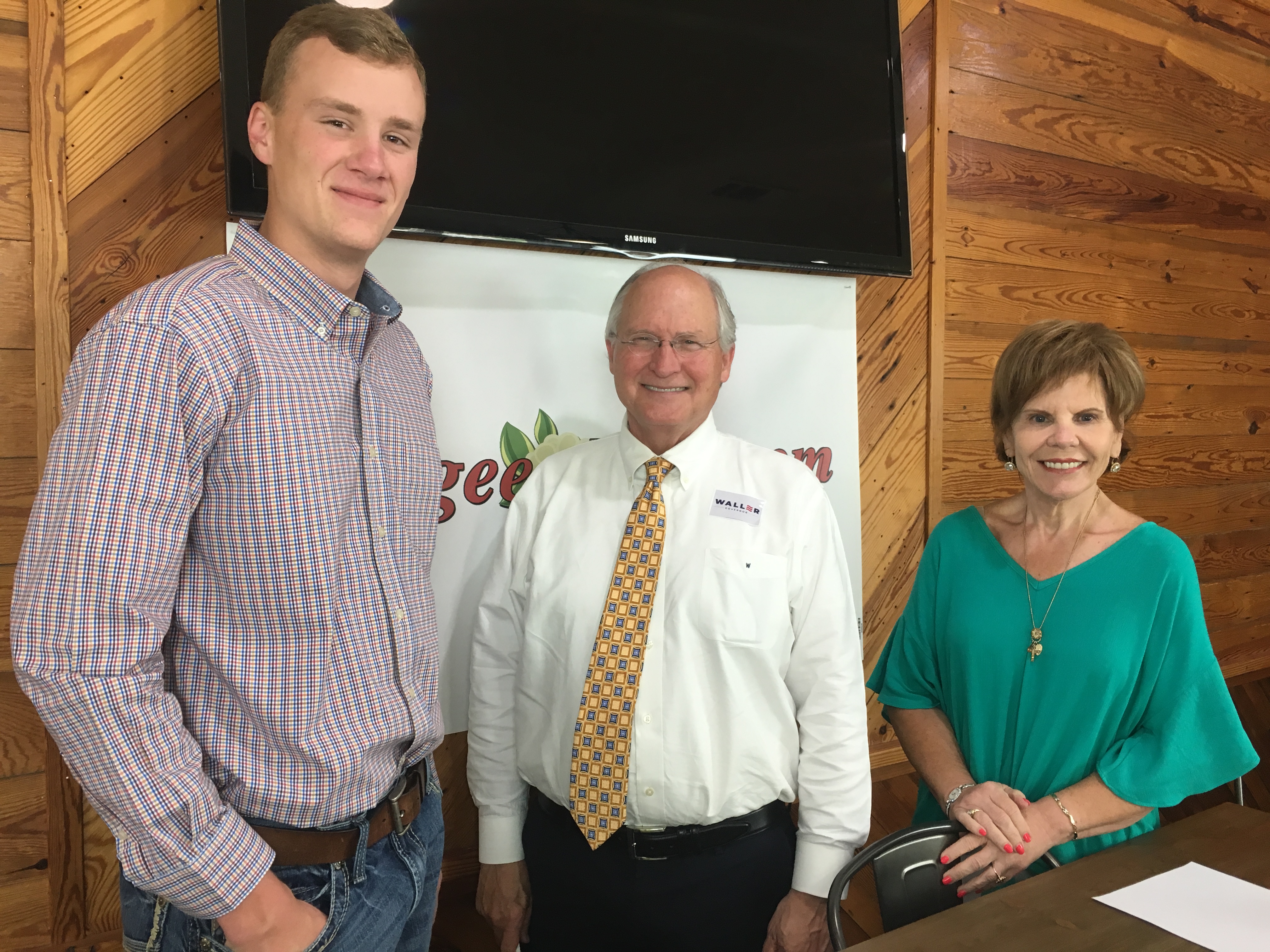Bill Waller visits Magee