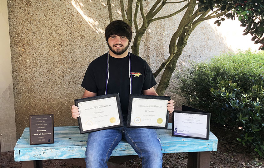 LOCAL HOME SCHOOL STUDENTS EXCEL AT SIMPSON COUNTY TECHNICAL CENTER!