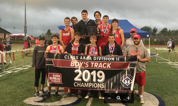 Simpson Shines at State Track Meet